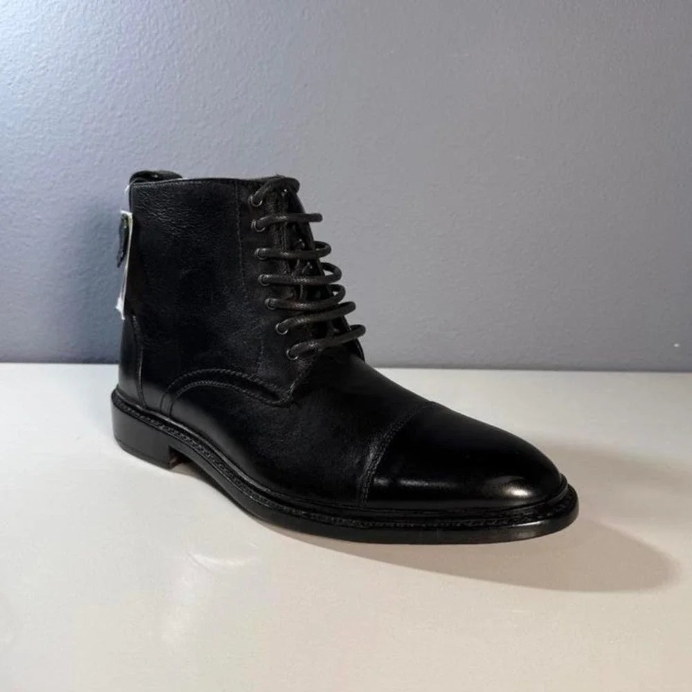 Anthony Veer‎ James Men's Leather Lace-Up Boots